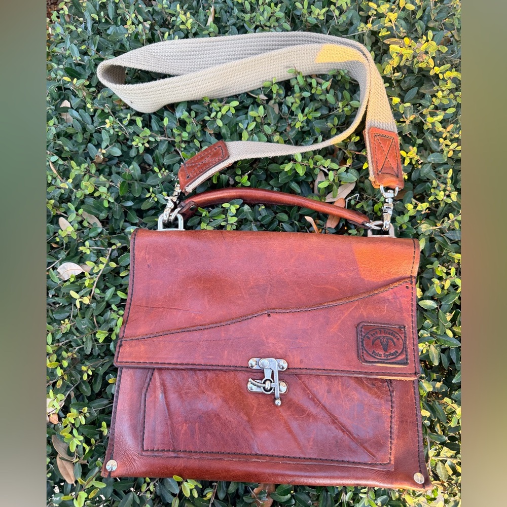 Handcrafted premium Brown Leather  Bag